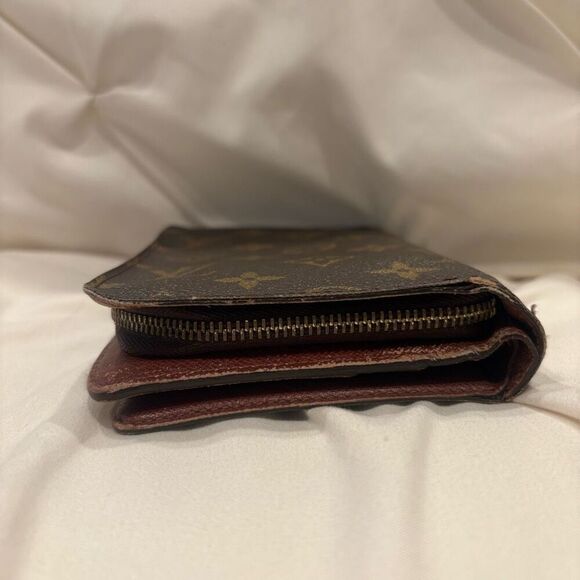 Vintage Louis Vuitton Classic Monogram Porte Papier Zippe Bifold Wallet & Insert - Picture 5 of 14
